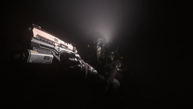 Man gun dark flashlight eve free wallpaper for desktop - medium preview image