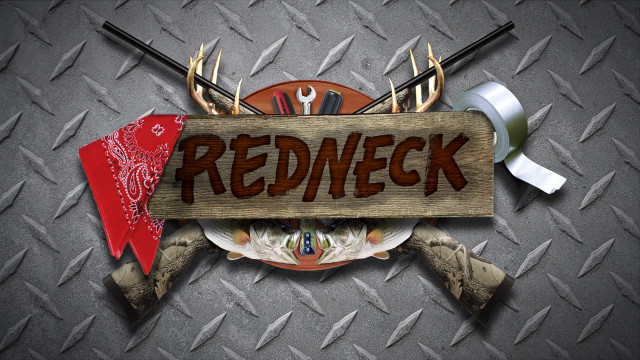 Redneck deer antlers sign fork free wallpaper for desktop - medium preview image