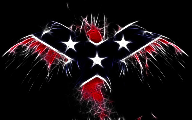 Red white blue bird wings free wallpaper for desktop - medium preview image