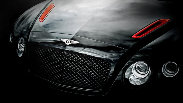 Black car red taillight cloudy free wallpaper for desktop - medium preview image
