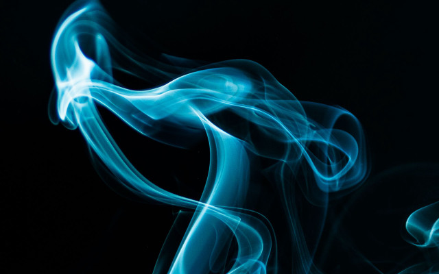Blue smoke black background white #4 free wallpaper for desktop - medium preview image