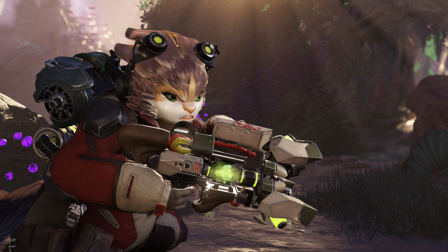 Cat gun camera furry concept free wallpaper for desktop - medium preview image