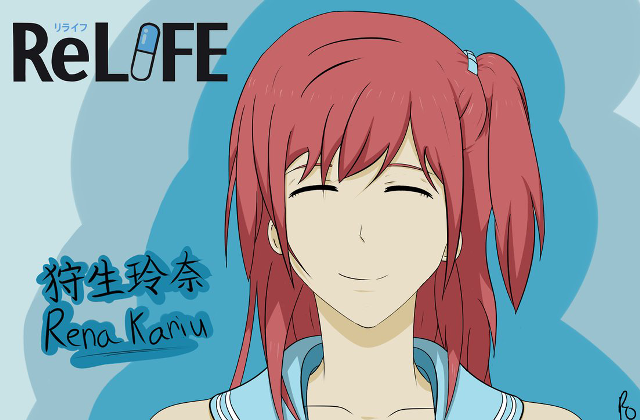 Girl pink hair blue shirt free wallpaper for desktop - medium preview image