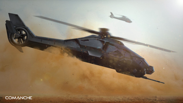 Helicopter desert military vehicle pilot free wallpaper for desktop - medium preview image