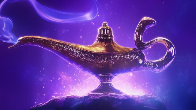 Golden teapot purple background blue free wallpaper for desktop - medium preview image