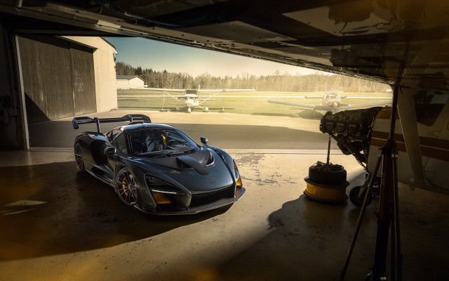 Car plane garage puzzle promotion free wallpaper for desktop - medium preview image