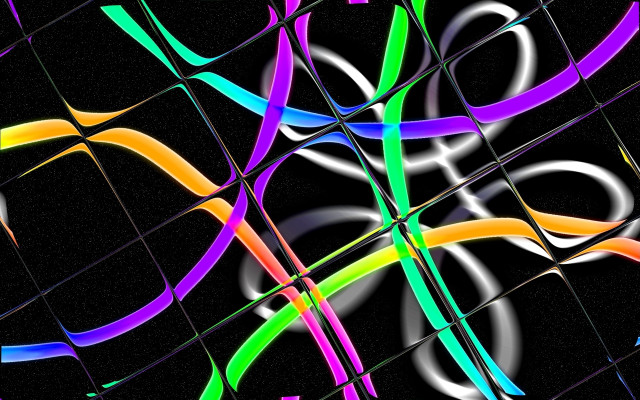 Multicolored abstract swirly vibrant aurora free wallpaper for desktop - medium preview image