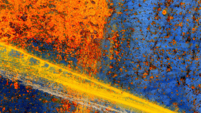 Yellow line blue wall yellow free wallpaper for desktop - medium preview image