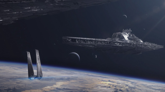 Space station earth shuttle background free wallpaper for desktop - medium preview image