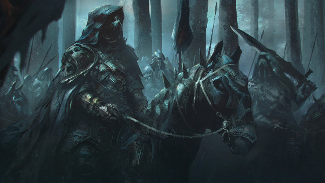 Man horse forest men armor free wallpaper for desktop - medium preview image
