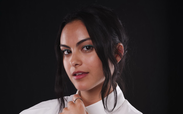 Woman white shirt silver bracelet free wallpaper for desktop - medium preview image