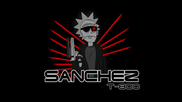 Cartoon character holding gun sanches free wallpaper for desktop - medium preview image