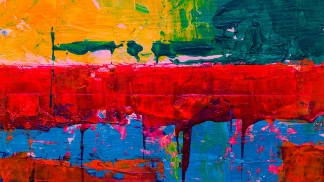 Red yellow blue abstract blood free wallpaper for desktop - medium preview image