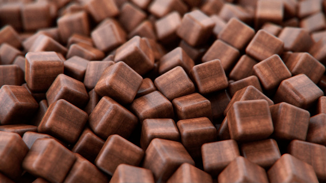 Chocolate cubes closeup brick floor free wallpaper for desktop - medium preview image