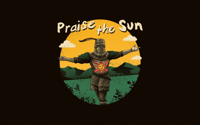 Praise the sun sword flower free wallpaper for desktop - medium preview image