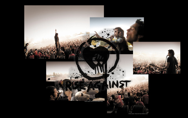 Concert collage band crowd photos free wallpaper for desktop - medium preview image