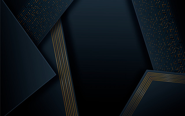 Black gold abstract space night free wallpaper for desktop - medium preview image