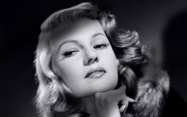 Woman fur collar black coat free wallpaper for desktop - medium preview image