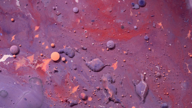 Purple orange rocks white object free wallpaper for desktop - medium preview image