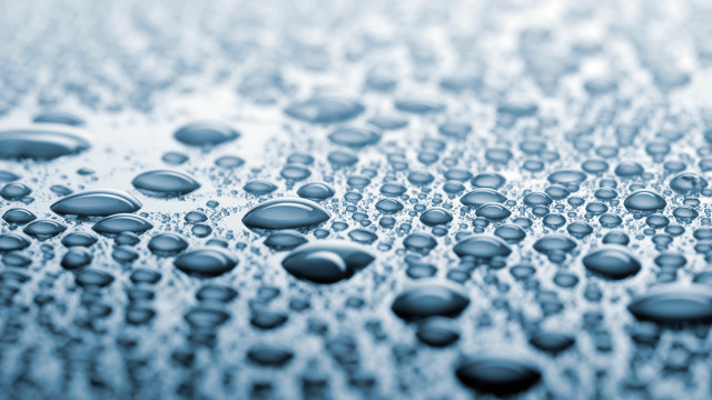 Water droplets kinetic pointillism bokeh free wallpaper for desktop - medium preview image