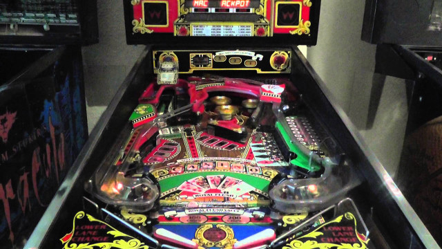 Pinball machine buttons side details free wallpaper for desktop - medium preview image