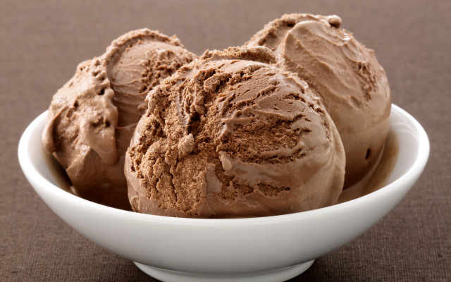Ice cream bowl spoon scoops free wallpaper for desktop - medium preview image