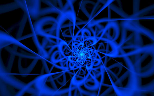 Blue abstract black background center free wallpaper for desktop - medium preview image