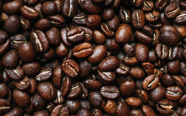 Coffee beans brown black stripes free wallpaper for desktop - medium preview image