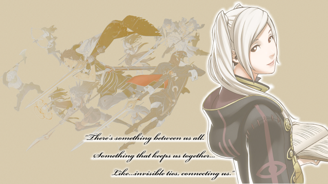 White hair woman sword fire free wallpaper for desktop - medium preview image