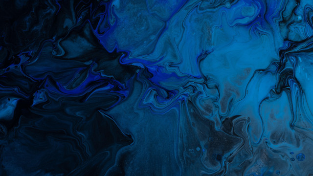 Blue fire abstract space brush free wallpaper for desktop - medium preview image