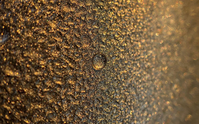 Yellow water drop abstract fire free wallpaper for desktop - medium preview image