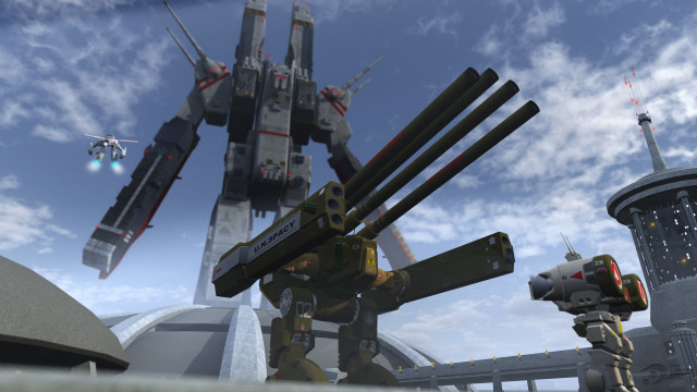 Sci fi fighterjet space rocket free wallpaper for desktop - medium preview image