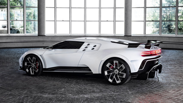 White sports car indoor circular free wallpaper for desktop - medium preview image