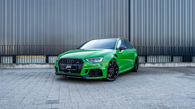 Green car building metal wall free wallpaper for desktop - medium preview image