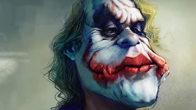 Clown makeup mask old man free wallpaper for desktop - medium preview image