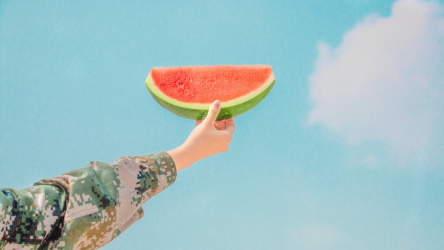 Watermelon sky cloud summer food free wallpaper for desktop - medium preview image