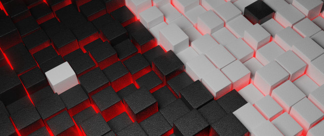 Red light honeycomb fence urban free wallpaper for desktop - medium preview image