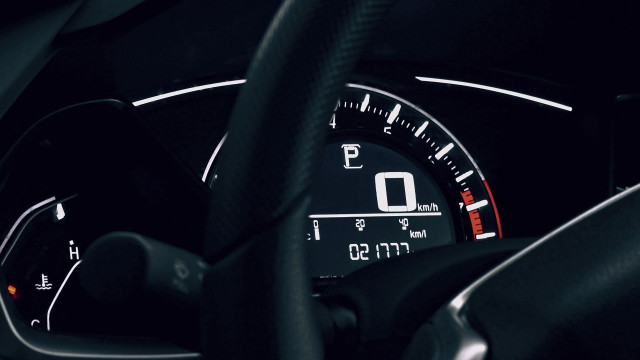 Car dashboard speedometer steering dark free wallpaper for desktop - medium preview image