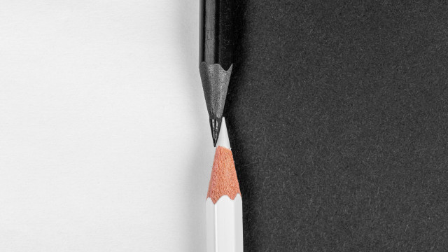 Pencil red tip white paper free wallpaper for desktop - medium preview image