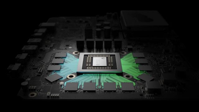 Motherboard green blue chip scenery free wallpaper for desktop - medium preview image