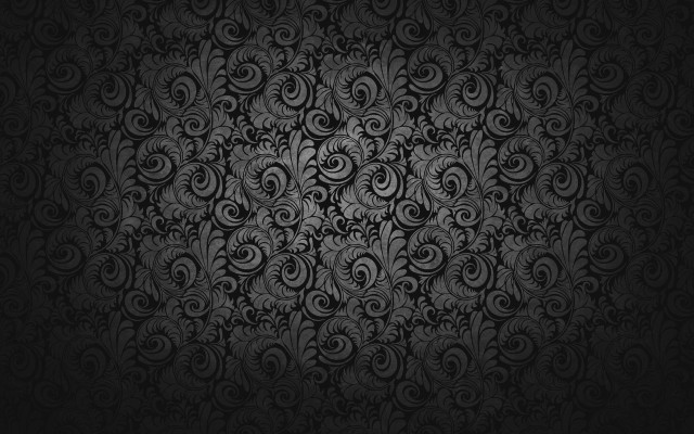 Black wallpaper swirls leaves surface free wallpaper for desktop - medium preview image
