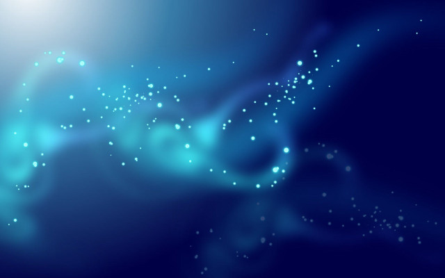 Blue background stars blurry light free wallpaper for desktop - medium preview image