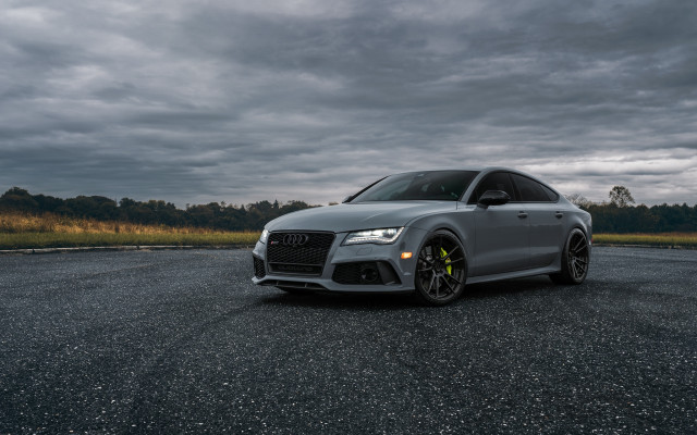 Grey car paved road cloudy free wallpaper for desktop - medium preview image