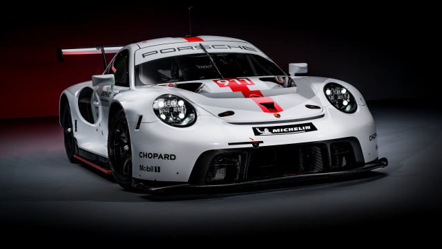 White porsche red stripe dark free wallpaper for desktop - medium preview image
