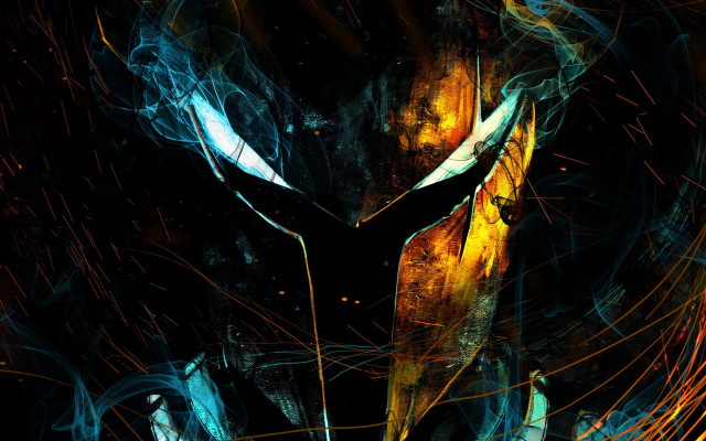 Eddie mendoza mans face glowing free wallpaper for desktop - medium preview image