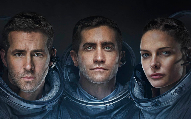 Space suits man woman dark free wallpaper for desktop - medium preview image