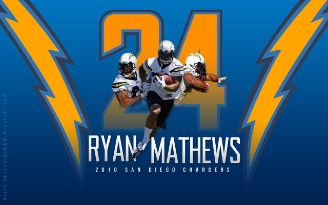 Football player running number #24 free wallpaper for desktop - medium preview image