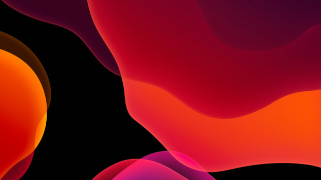 Black red orange gradient balloon free wallpaper for desktop - medium preview image