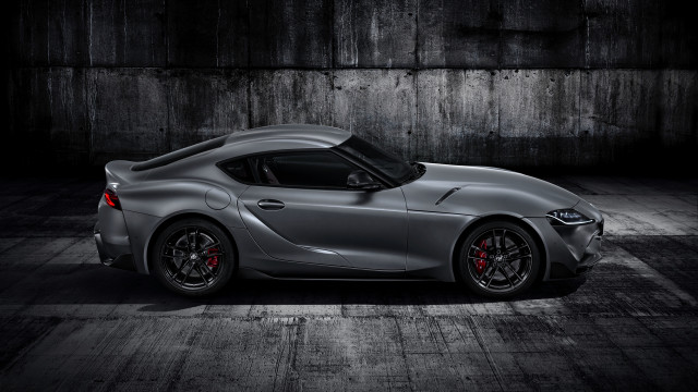 Silver sports car dark room #7 free wallpaper for desktop - medium preview image