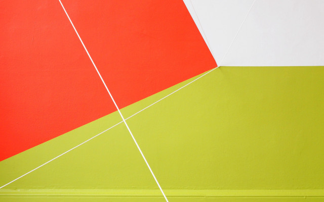 Red green white umbrella abstract free wallpaper for desktop - medium preview image